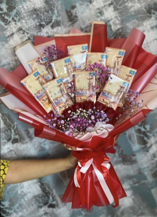 Подарки девушке/ из денег/букет денежный