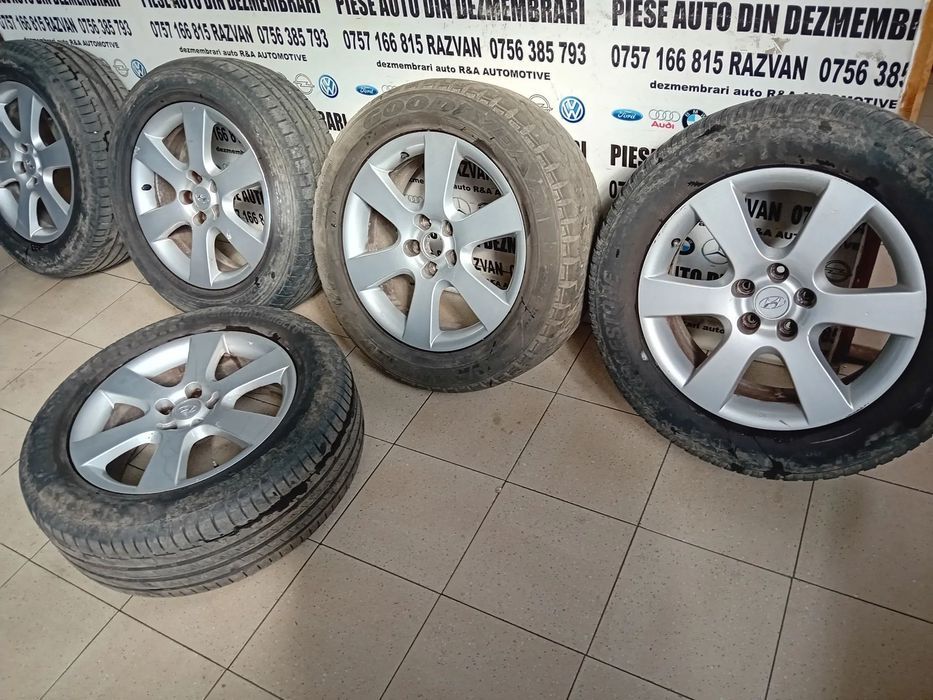 Set 5 Jante Aluminiu Hyundai Santa Fe 2 II 235/60R18 Prezoane 5x114.3
