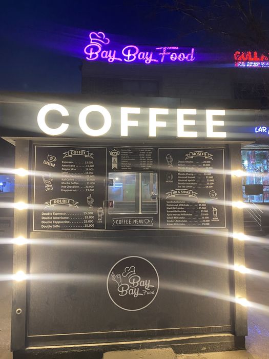 Kofe yoki oziq ovqat dokoni sifatida foydalansa boladi