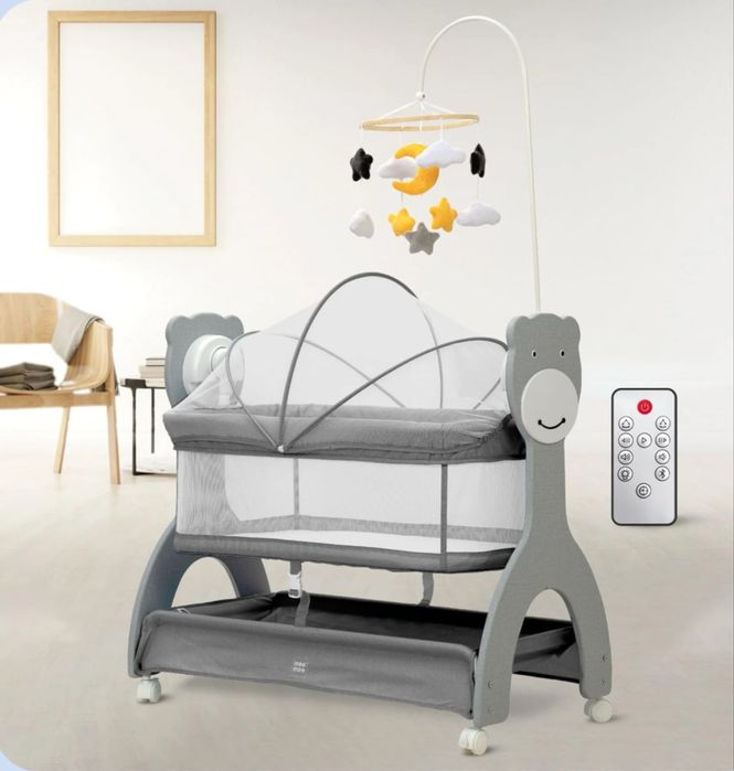 Продам новую электрическую музыкальную кроватку - манеж - люльку!