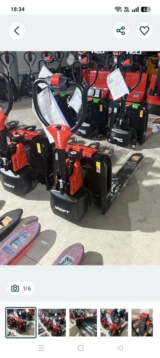 Transpaleta Liza Electrica Li Ion 1500 kg Oferta