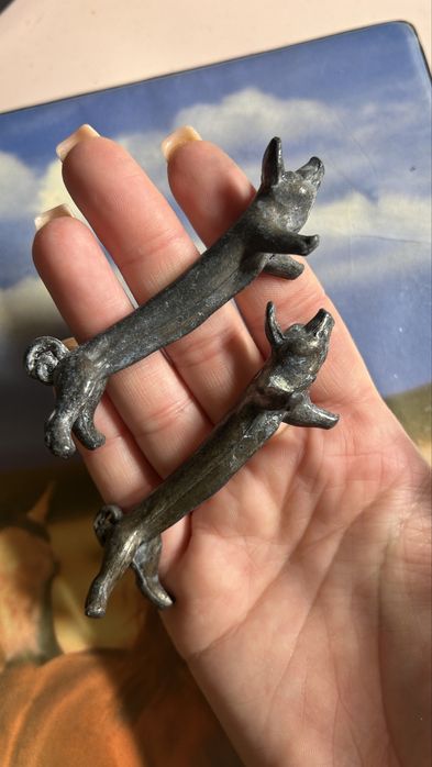 Suport tacamuri din metal argintat