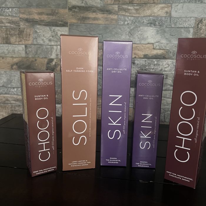 Cocosolis milk, shampoo, conditioner