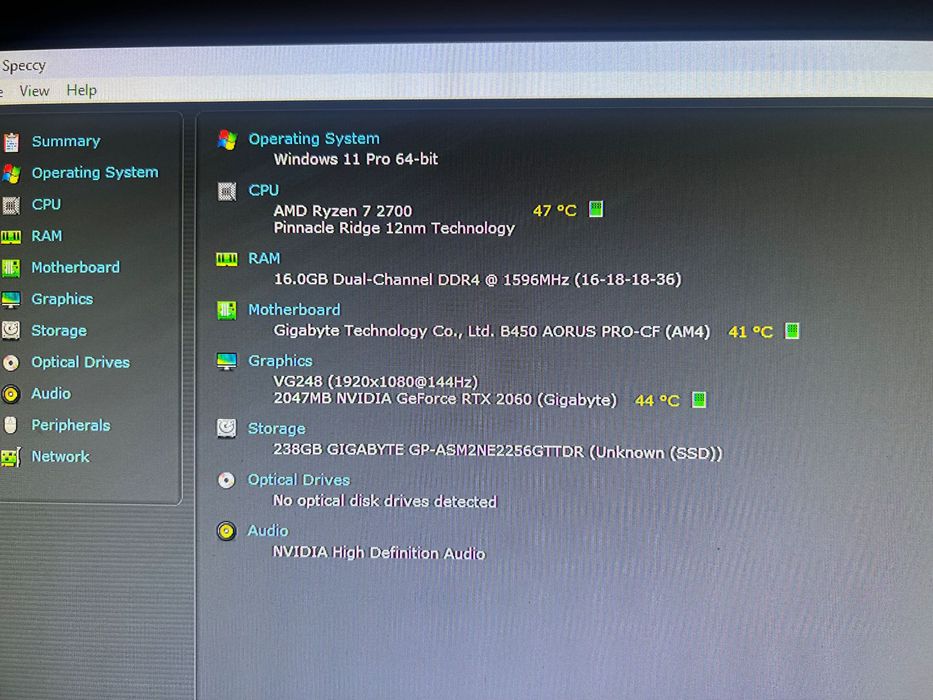 Pc gaming RTX 2060 + Ryzen 7 2700 ,16gb ram 3200mhz RGB ssd 512gb