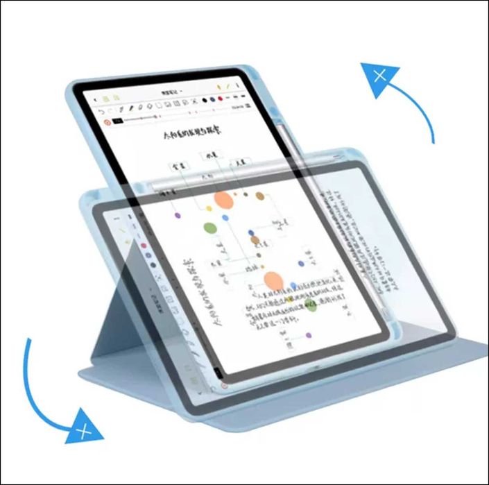 Стильный  вращающийся акриловый чехол для Honor PAD X7  (8,7 дюймов)