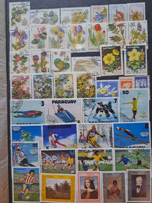 Класьор с пощенски марки от СССР