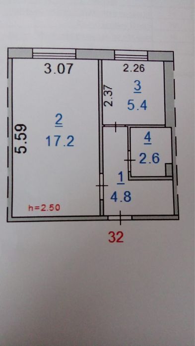 Квартира однокомнатная продаю