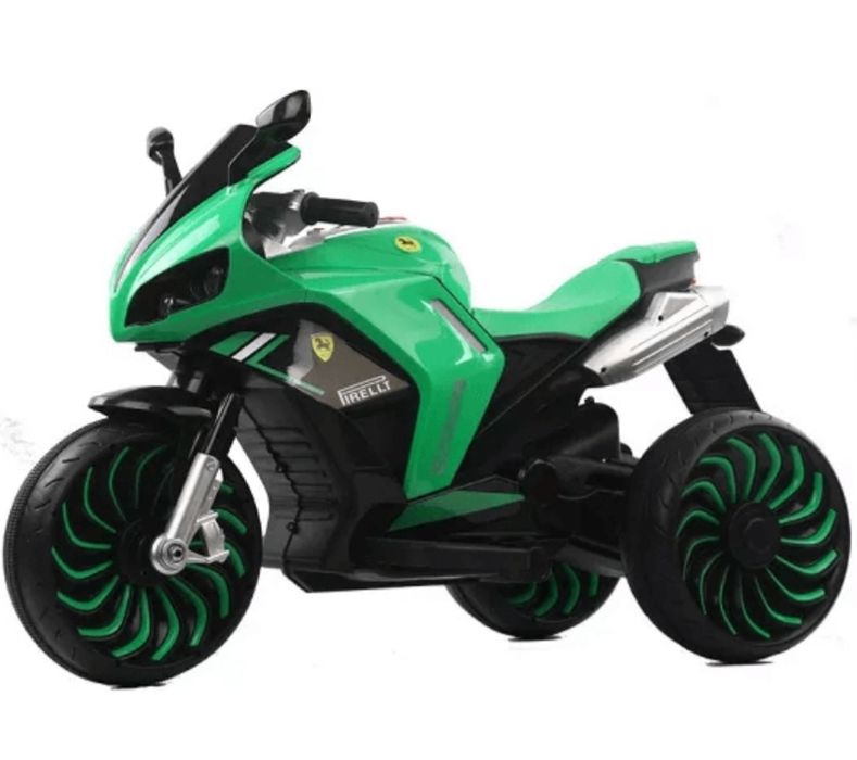 Motocicleta pentru copii model XXL,cu doua motoare
