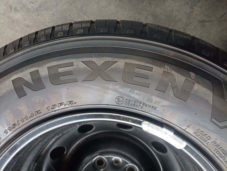 4 jante R16 compatibile Fiat Ducato echipate Nexen 215/75 R16C dot5023