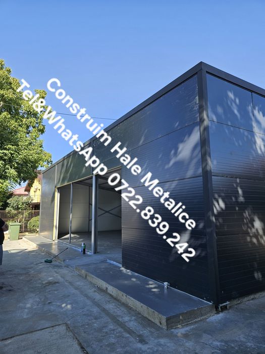 Vand/construim hala metalica 20x40 structura panouri sandwich si alte dimensiuni