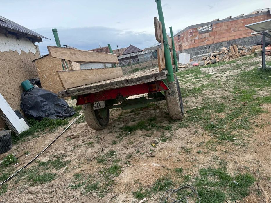 remorca tractor   pe o axa