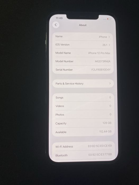 Apple iPhone 12 Pro Max 128Gb id-XXL5073