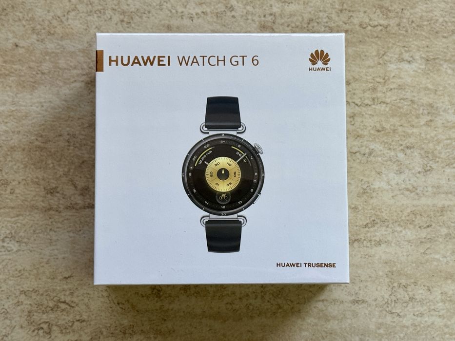 НОВ! ЗАПЕЧАТАН! Huawei Watch GT 6 41mm Black Strap