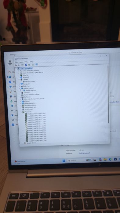 Laptop Hp EliteBook 660 16 G11, Ultra 5, 16Gb, SSd 512 Gb, 16"Fhd+