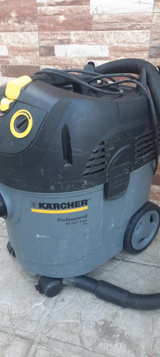 Прахосмукачка  Karcher  nt35/1 Tact Тупалка Сухо Строителство Почиства