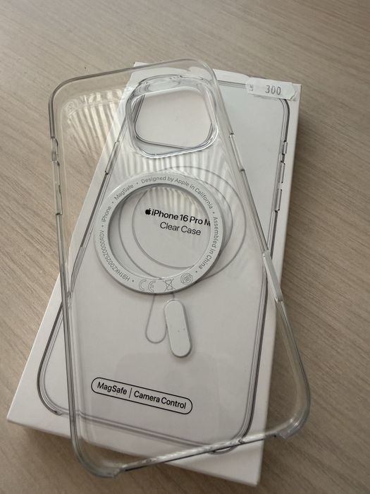 Husă Apple Clear Case | MagSafe | Camera Control iPhone 16 Pro Max