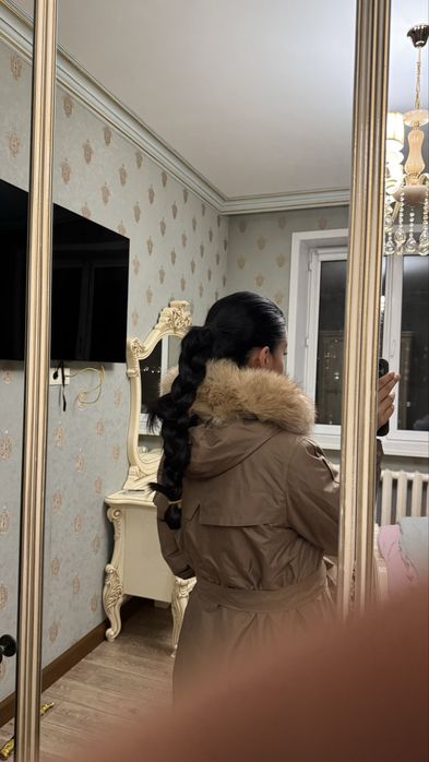 Парка из натурального песца