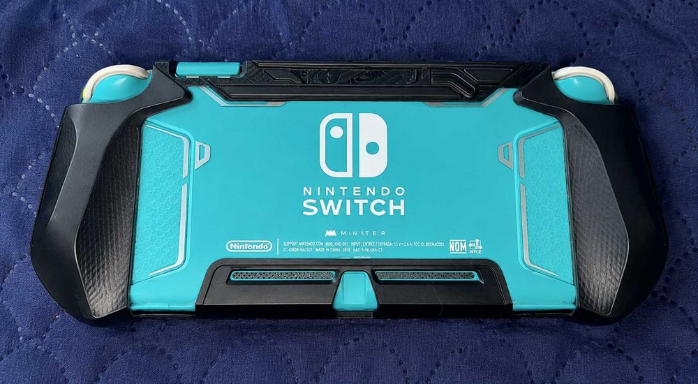 !URGENT! Nintendo Switch Lite Turcoaz + Grip + Husa