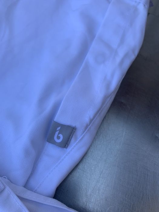 Spitale/fastfood/restaurante Pantaloni albi din bumbac (bocco)