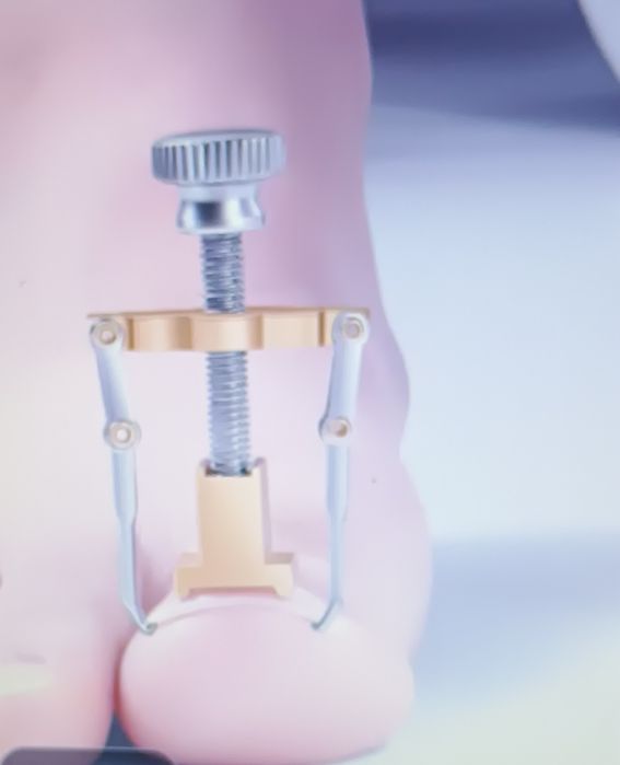 Инструмент за фиксиране и подложки за враснал нокът!