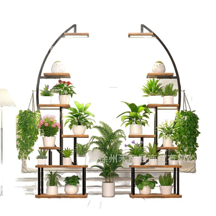 Подставка для цветов с подсветкой стеллаж для растений гул подставка