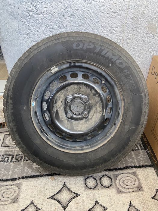 Шина на дисках(штамп) + колпак