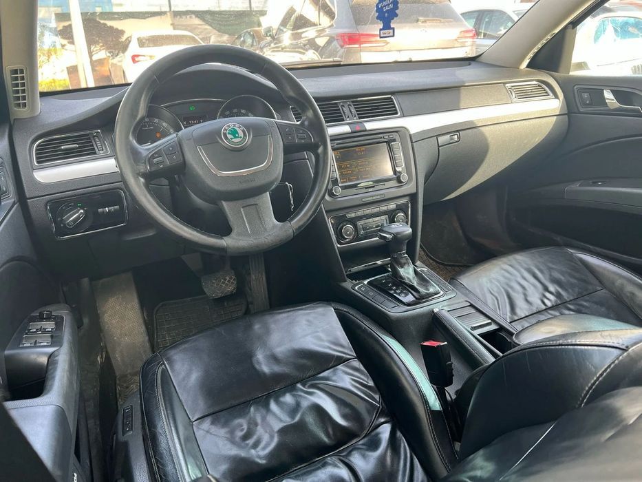 interior piele cu reglaj electric skoda superb 2