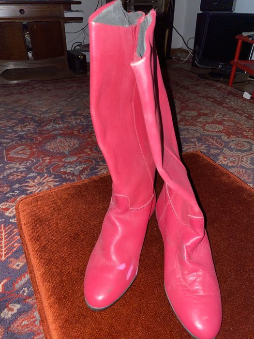 Cizme roz piele - f fine