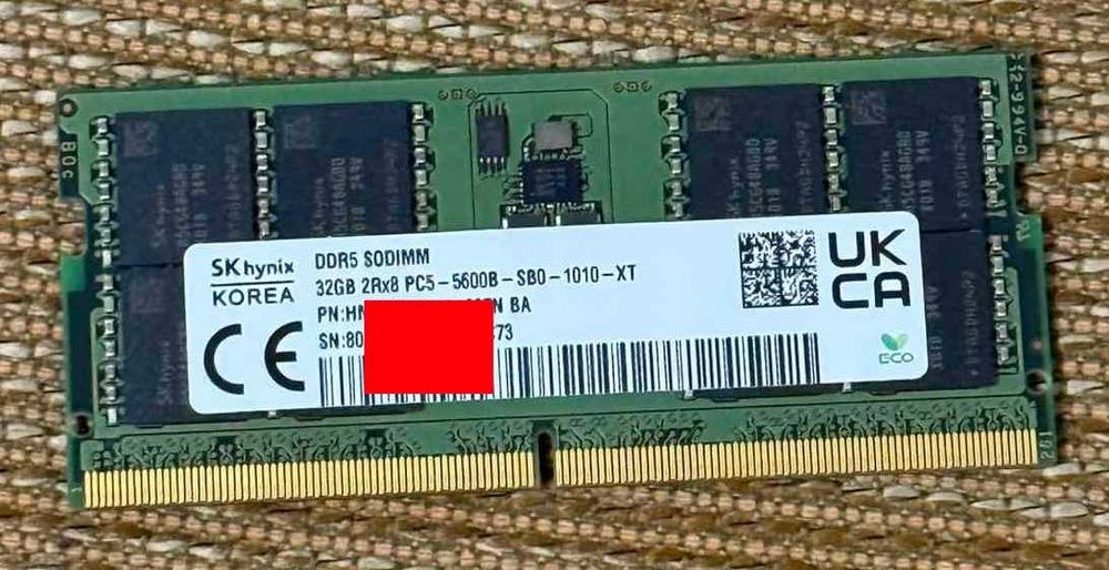 RAM DDR5 32GB за лаптоп