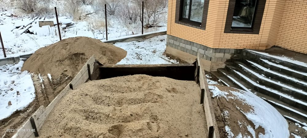 Песок, грунт, баласт, щебень