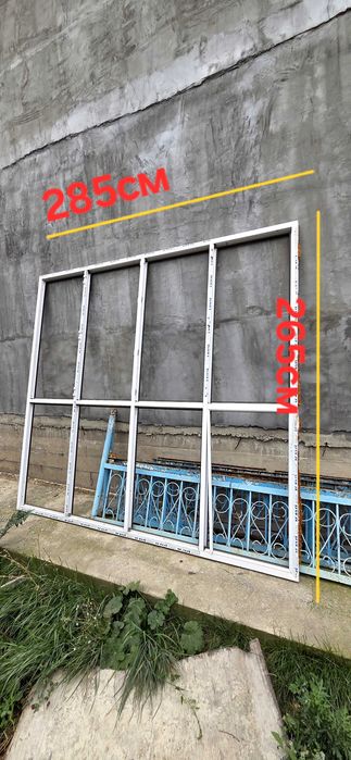 Пластиковое окно, витражное