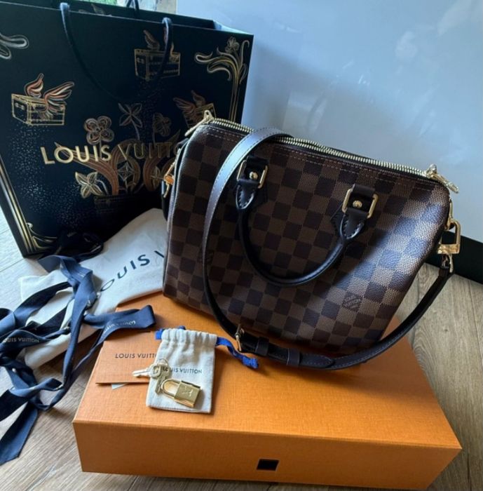 Speedy 25 Bandoulire Damier Ebene