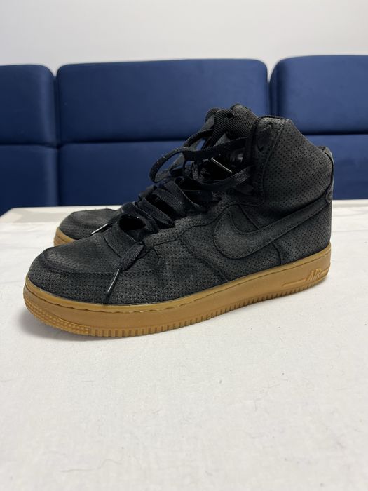 Nike Air Force 1 High '07 LV8 Suede Noir Gum marime 41