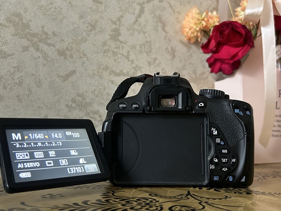 Canon 650d + 18-55mm. 2 батарейки