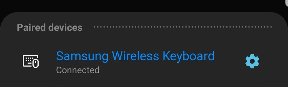 Tastatură Bluetooth pentru Smart TV Samsung.