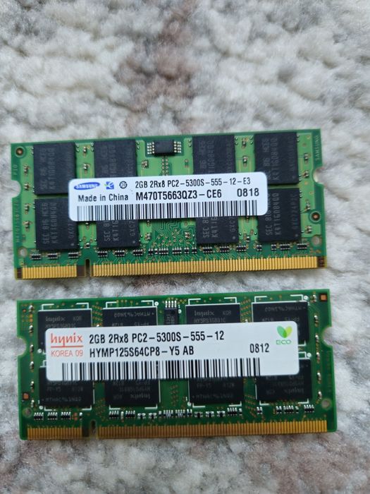 DDR2 Laptop placute de  2 GB