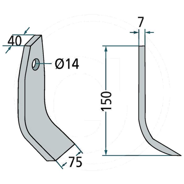 Cutit ciocan tocatoare Taarup  import Germania tehnicapopan.ro