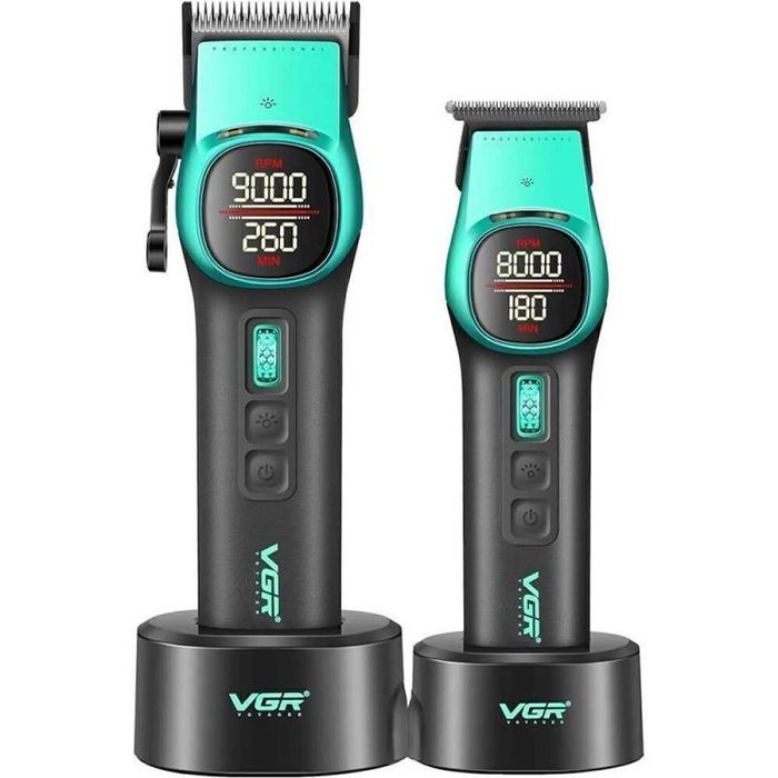 Combo VGR 885 S2  професионален комплект машинки подстригване и контур