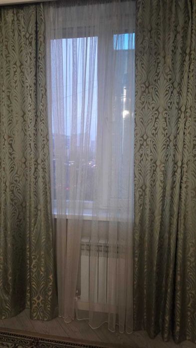 Продам шторы и тюль в хорошем состоянии
