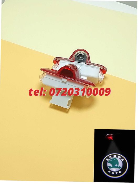 Proiector Led Cu Logo Skoda Octavia 2  Btsl019