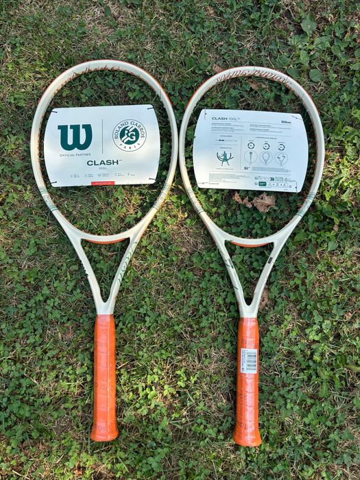 Racheta Tenis Wilson Clash 100L V3 Roland Garros - 280g  [EDITIE LIMITATA]