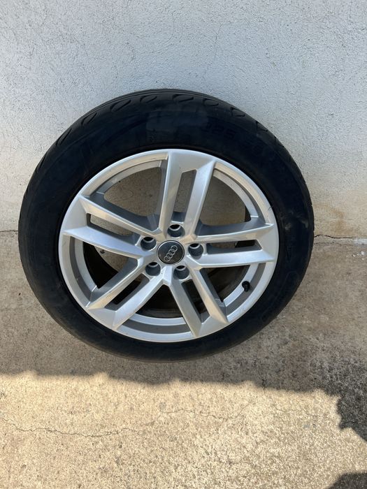 OM джанти 17 цола с гуми за А4  ет45 66.6 5х112