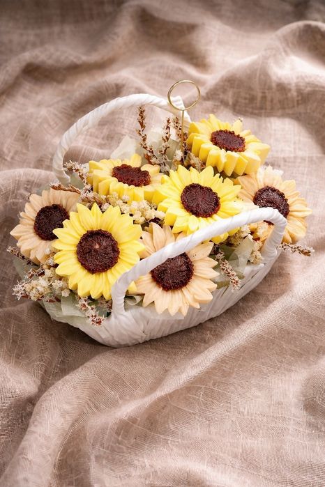 Букети от ароматни глицеринови цветя и др