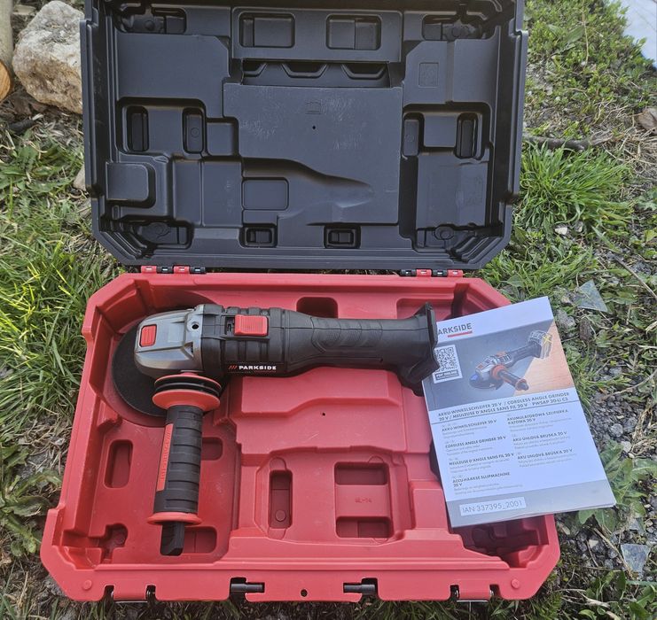 Акумулаторен ъглошлайф Parkside PWSAP C3.Чисто нов!