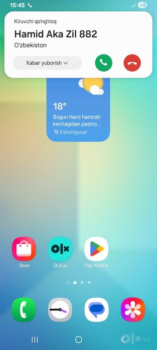 Samsung a06 telfon sotiladi   holati idiyal  bir qoll ishltilgan