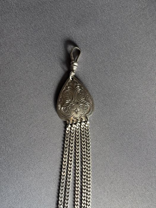 Lant din argint pentru ceas