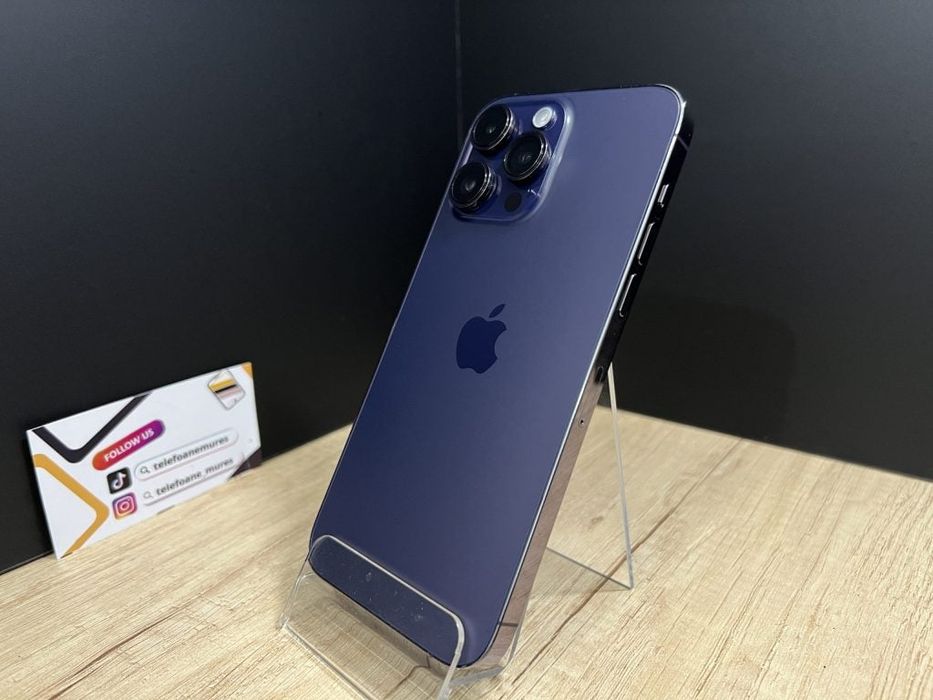 iPhone 14 Pro Max 128Gb Deep Purple Second-Hand Foarte Bun 3 ani garan