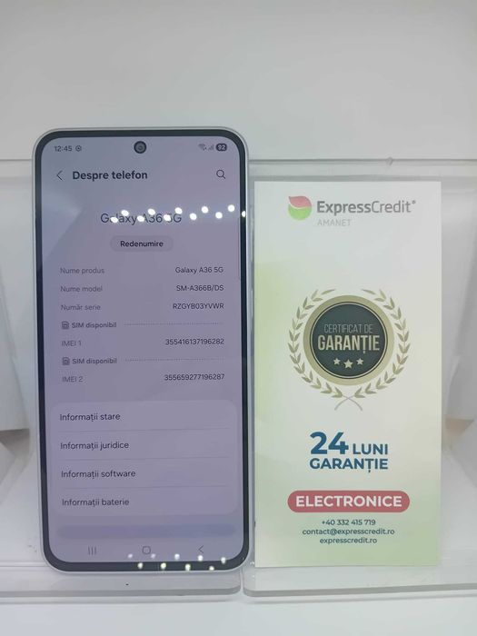 Samsung Galaxy A36 5G (35388/30 Pacurari 2) Garantie 2 Ani!