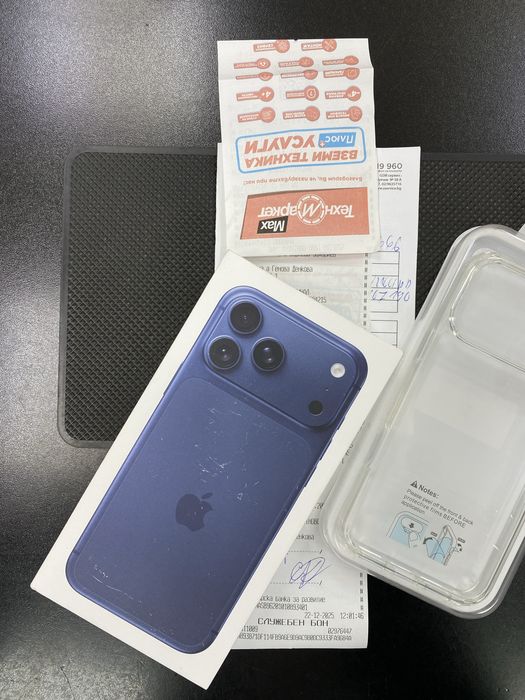 iPhone 17 PRO MAX 256GB 24м. гаранция Техномаркет нов запечатан