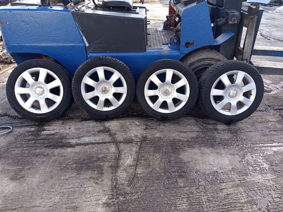 ПРОМОЦИЯ 21.12.25г!! Джанти с гуми 5Х112  от Сеат  16 цола